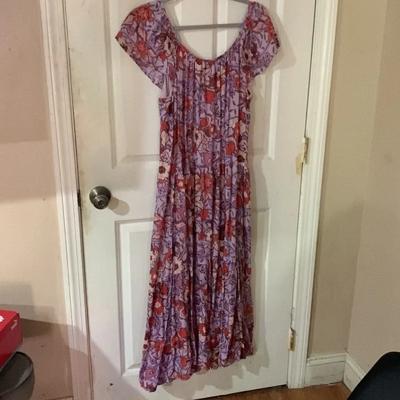 Flutter Short Sleeve A-Line Dress - Knox Rose NWT - Picture 5 of 7